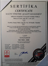 Miksan Company Certificates 1